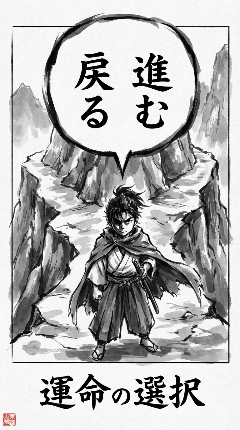A warrior faces a fateful choice